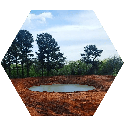pond building